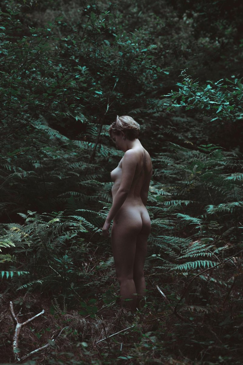Naked girls in the forest