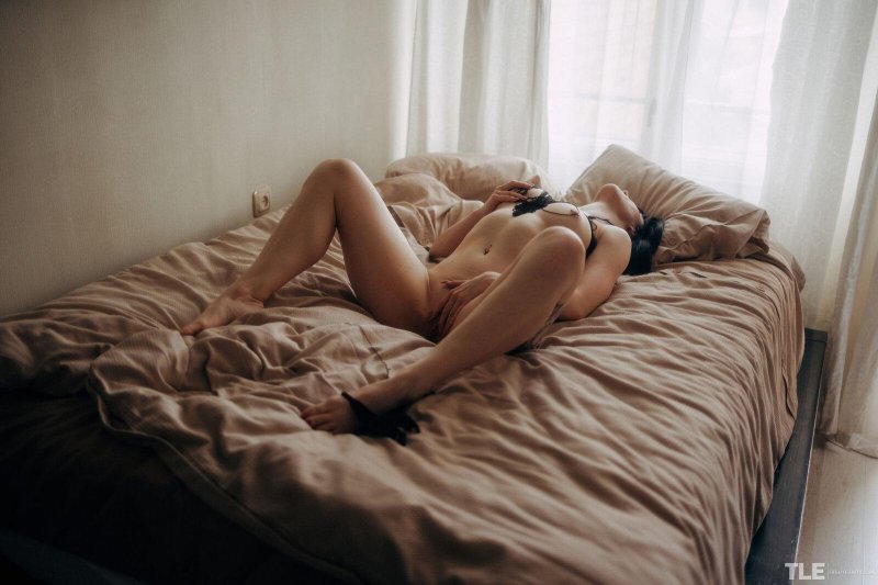 Boarded girl in bed