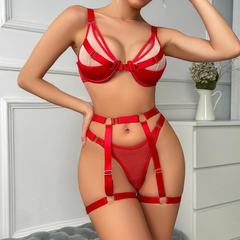 Red underwear set