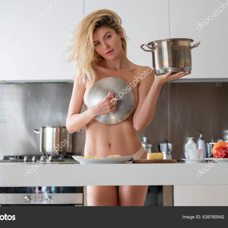 Housewife in the kitchen