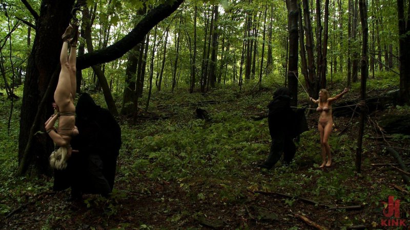 Amateur BDSM in nature
