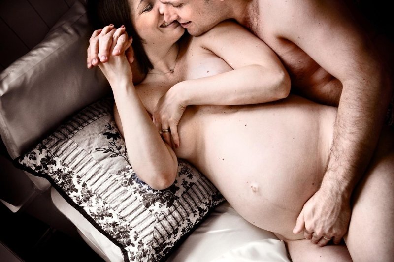 Pregnant naked together