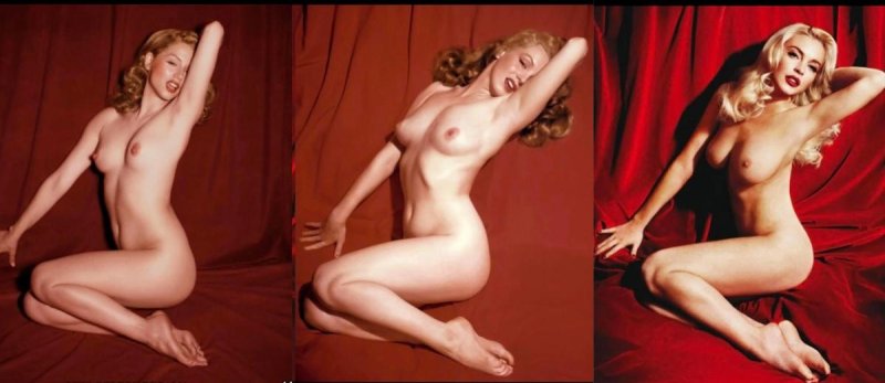 Marilyn Monroe naked