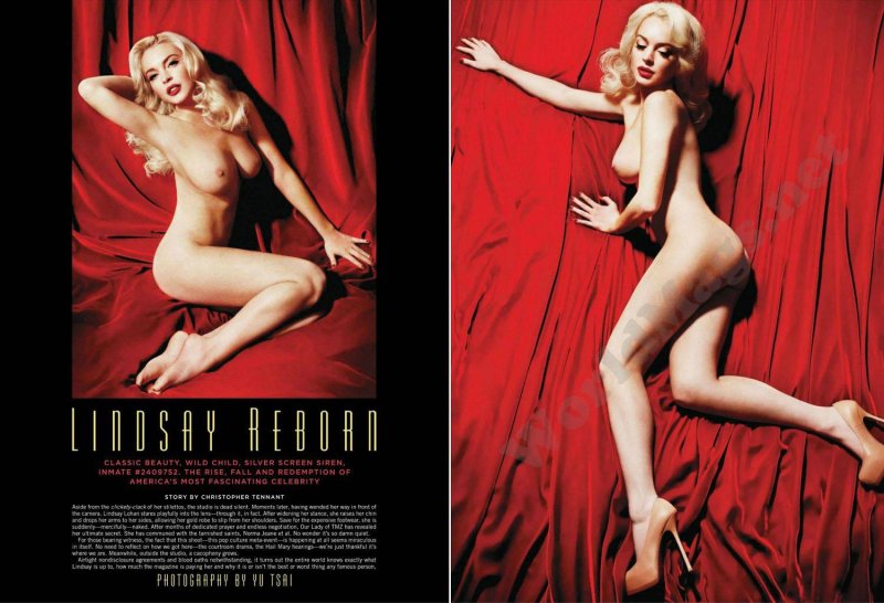 Lindsay Lohan Marilyn Monroe Playboy