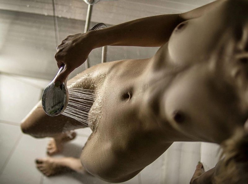 Girl in the shower