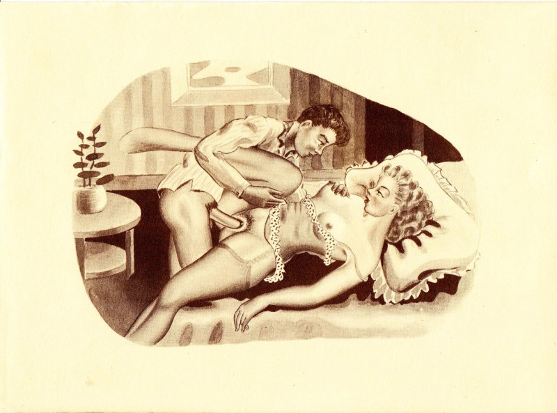 Old erotic drawings