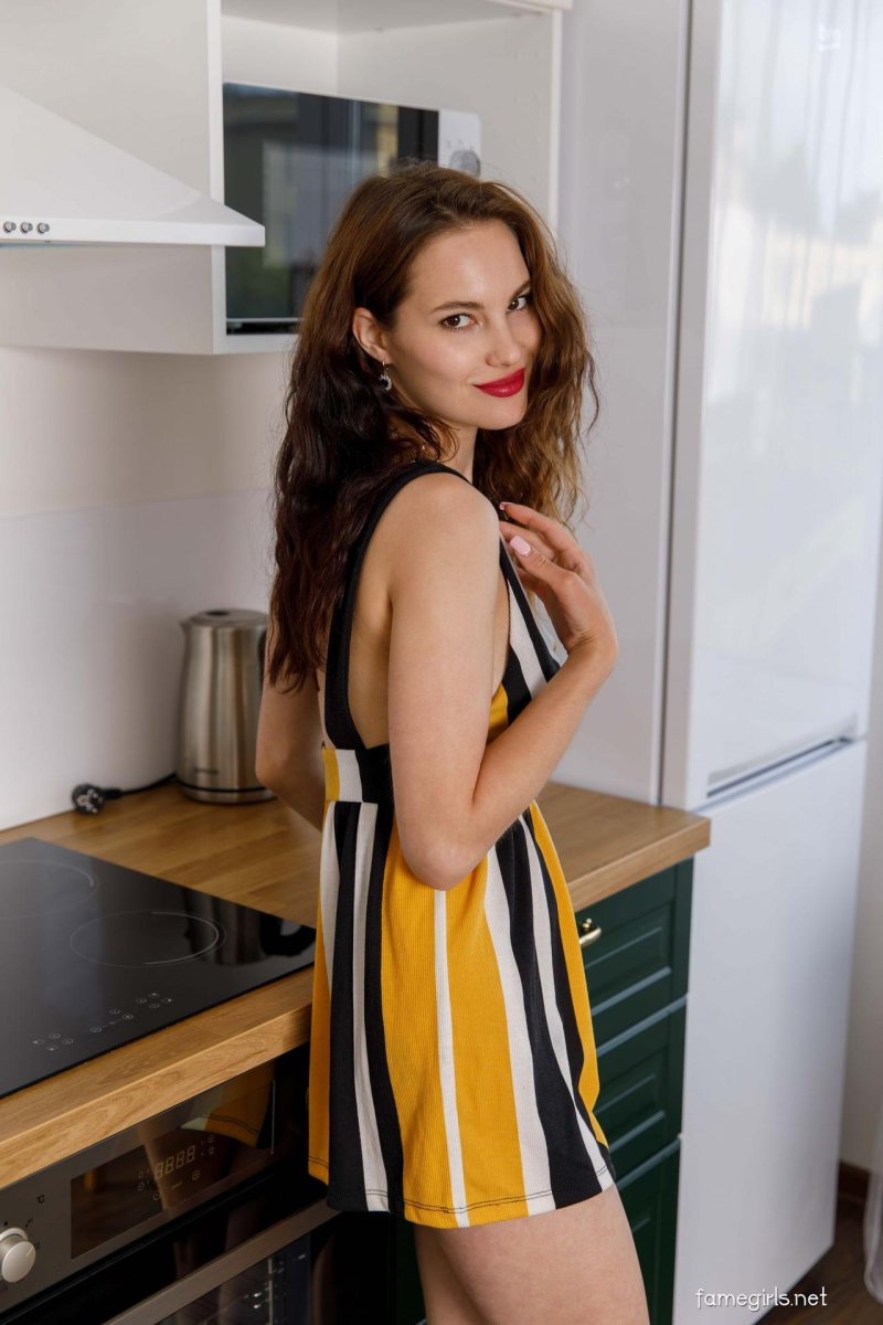 Photo shoot in the kitchen