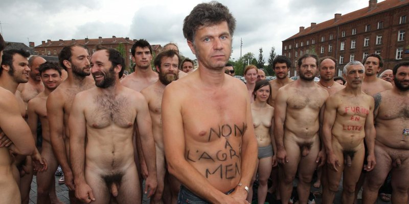 Dukhobors Naked protest