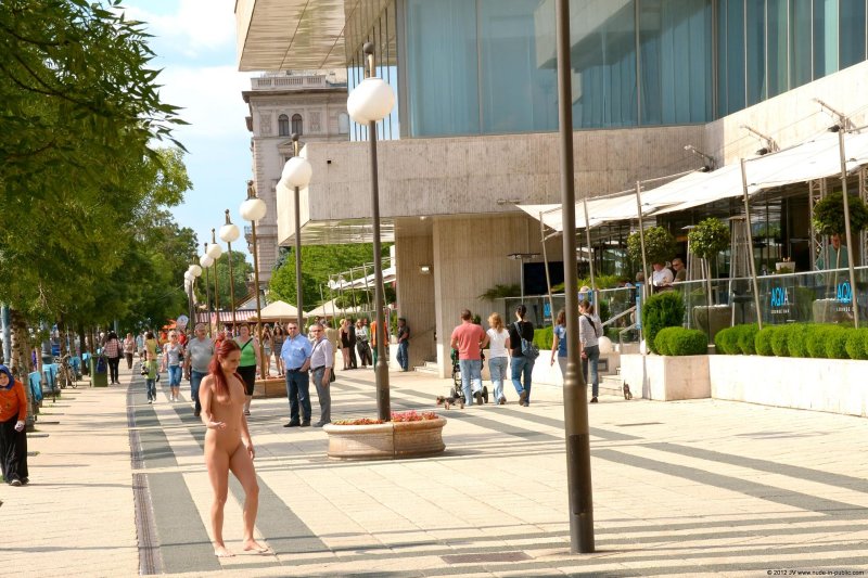 Naked in public