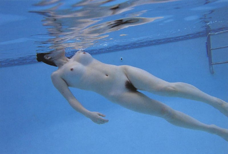 Beautiful naked under water