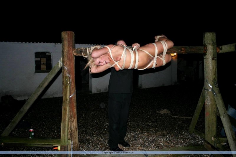 Related girls on a spit