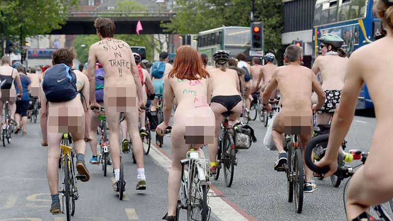 London Naked Bicycle Race