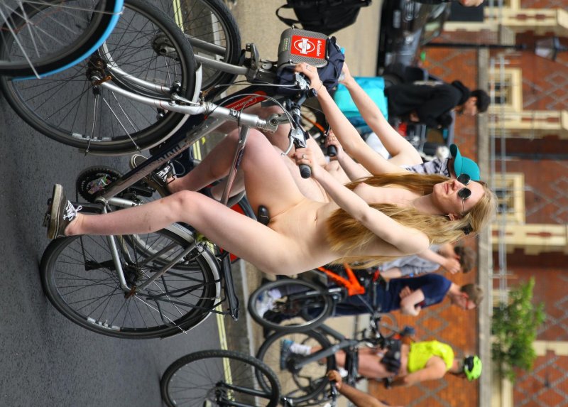 London bike race World Naked Ride