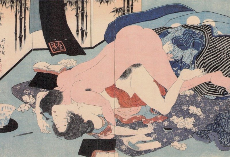 Japanese erotic engraving Xuung