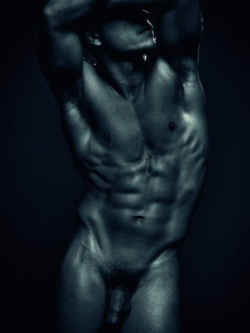 Beautiful naked male body