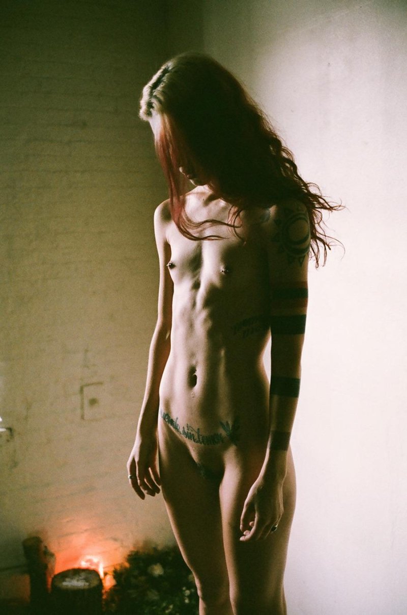 Girl with tattoos