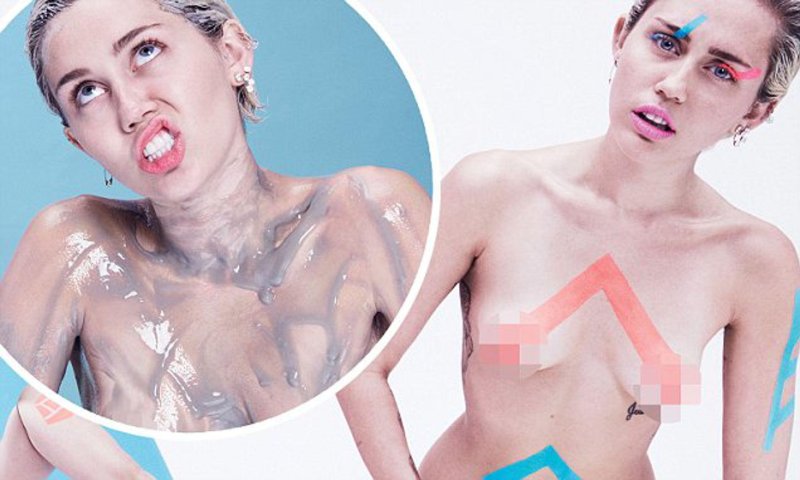 Naked Miley Cyrus