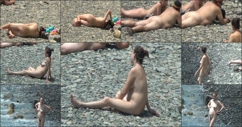 On the beach in Sochi
