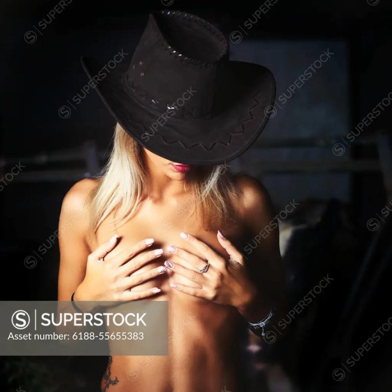 Girl in a cowboy hat