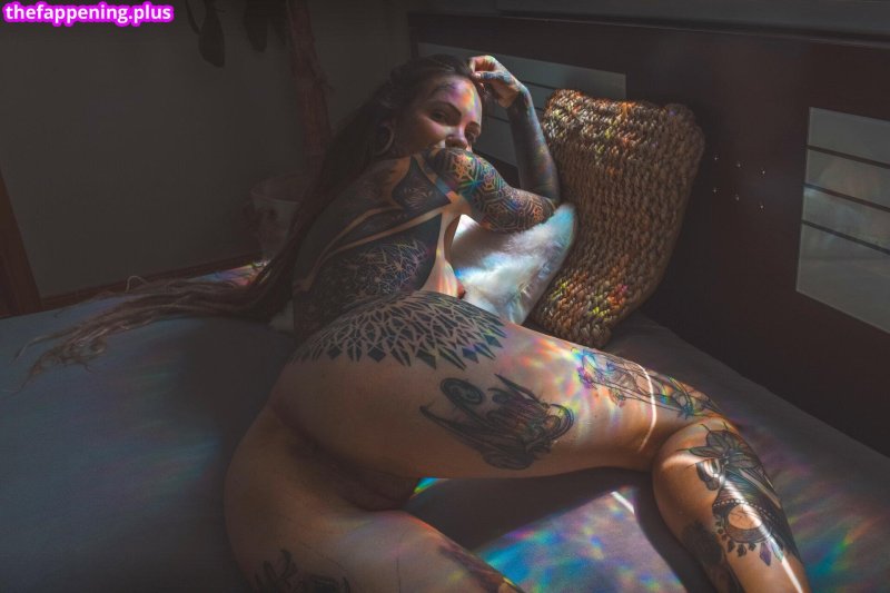 Girl with tattoos
