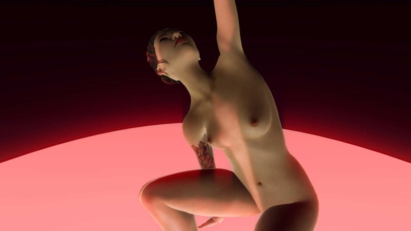 Naked female charms