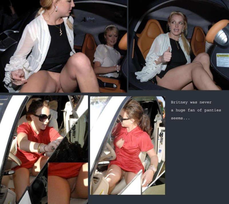 Britney Spears without underwear