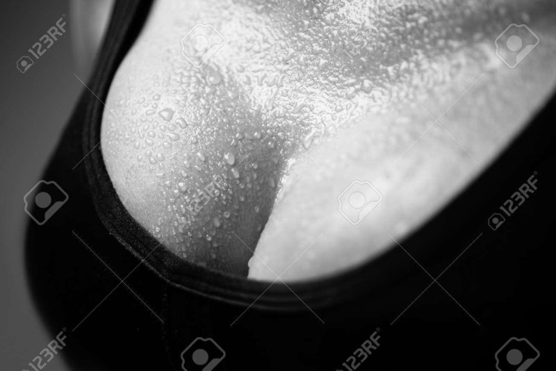 Naked female breasts