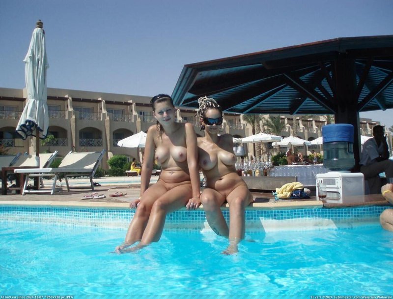 Girl in the pool