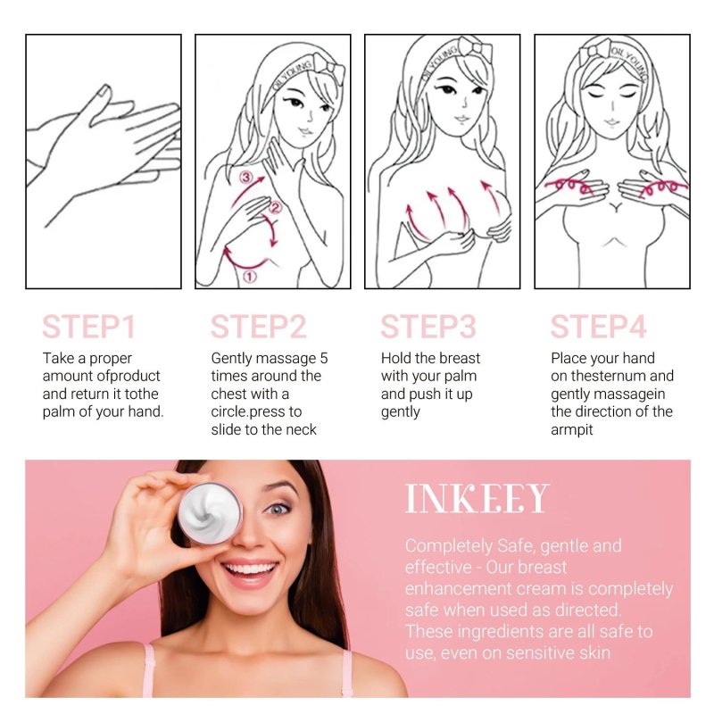 Breast enlargement cream