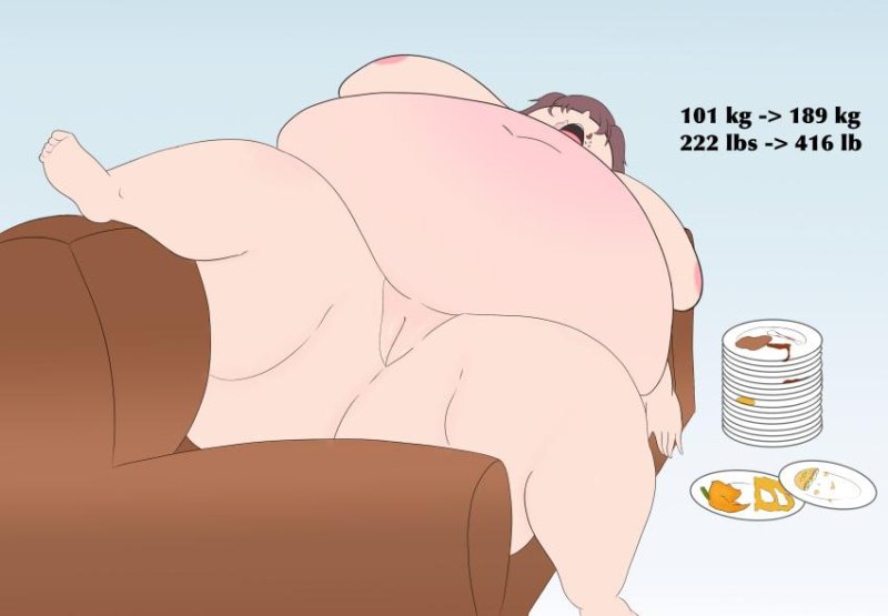 Fat anime girl