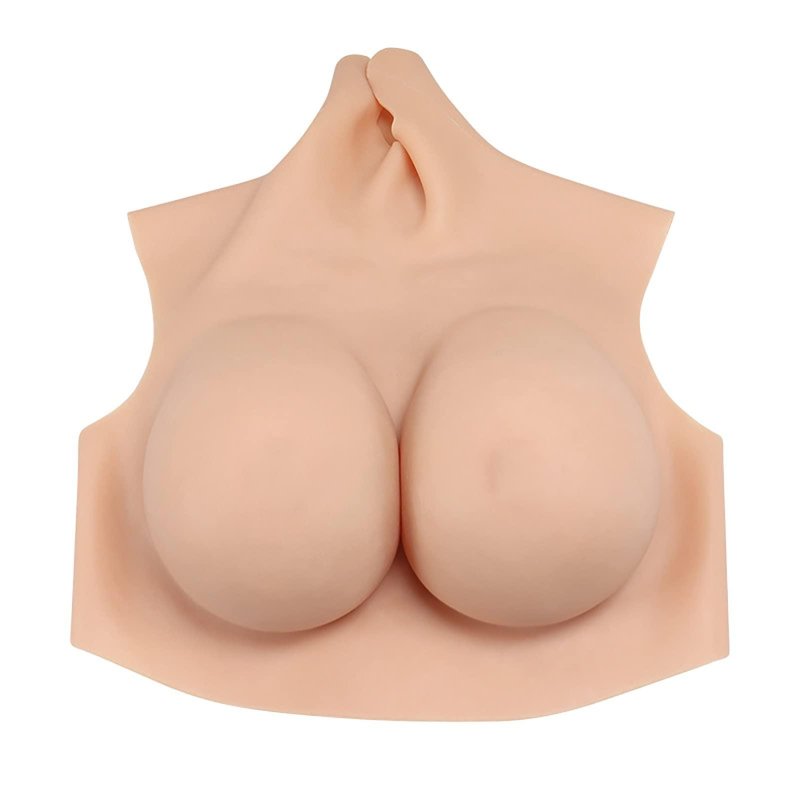 Silicone overhead breasts