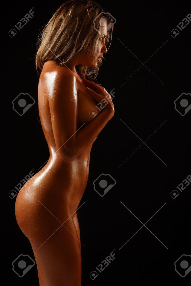 Half -naked girl