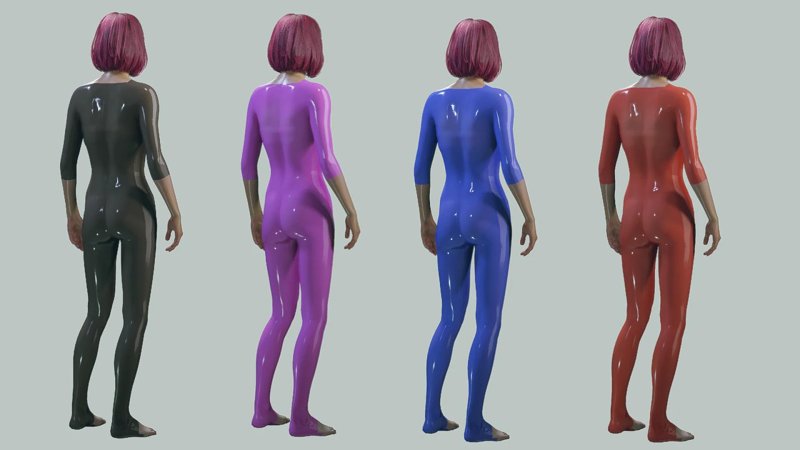 Latex jumpsuit