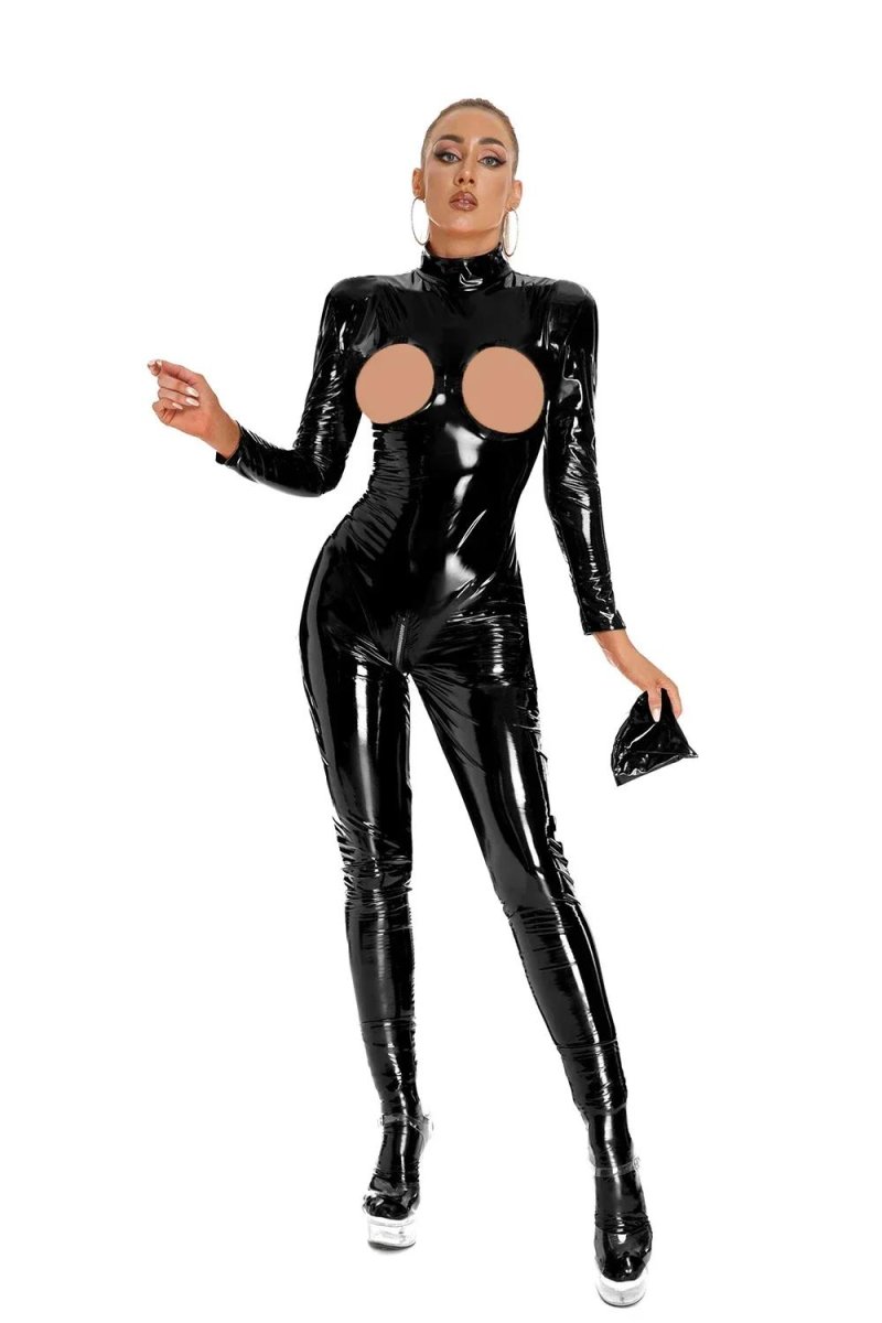 Erotic overalls from latex