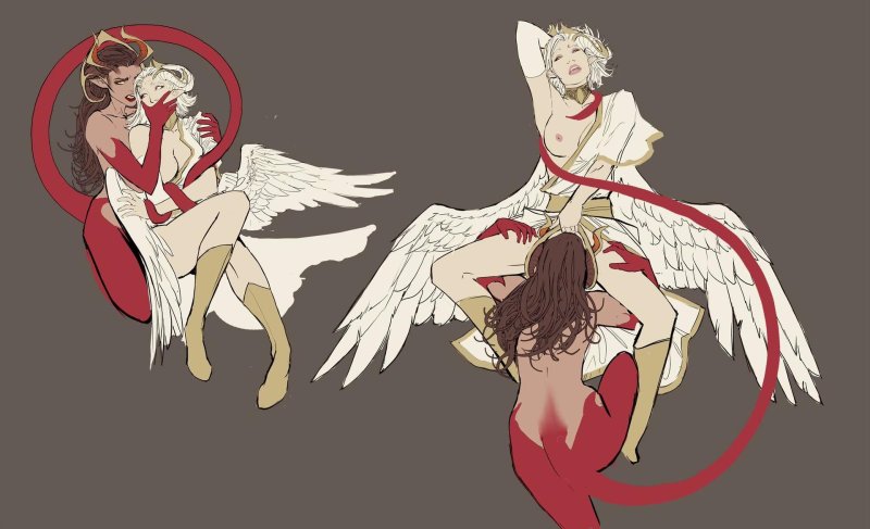 Hentai Angel and Demon