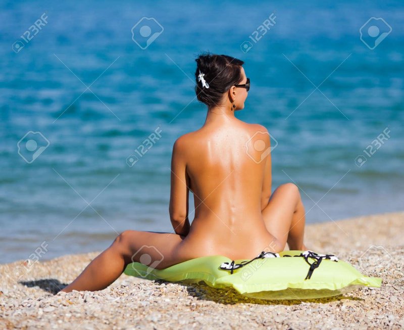 On the beach