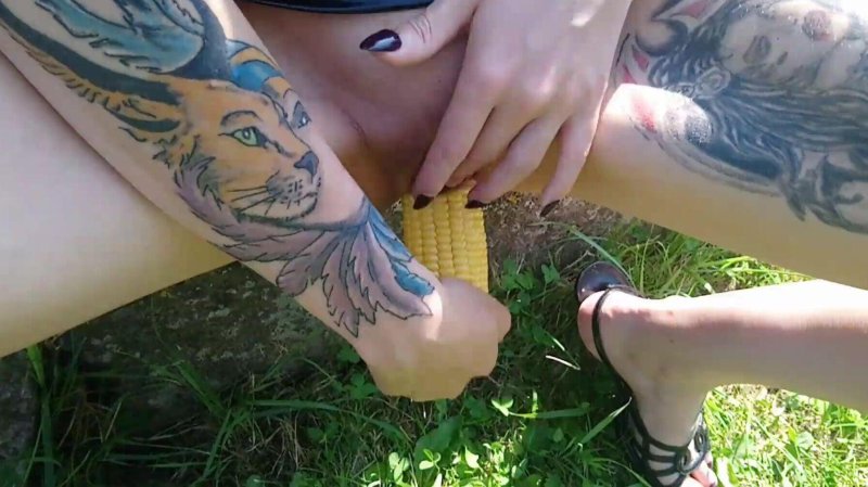 Corn tattoo