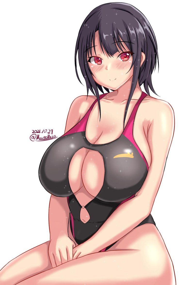 Anime girl with big boobs