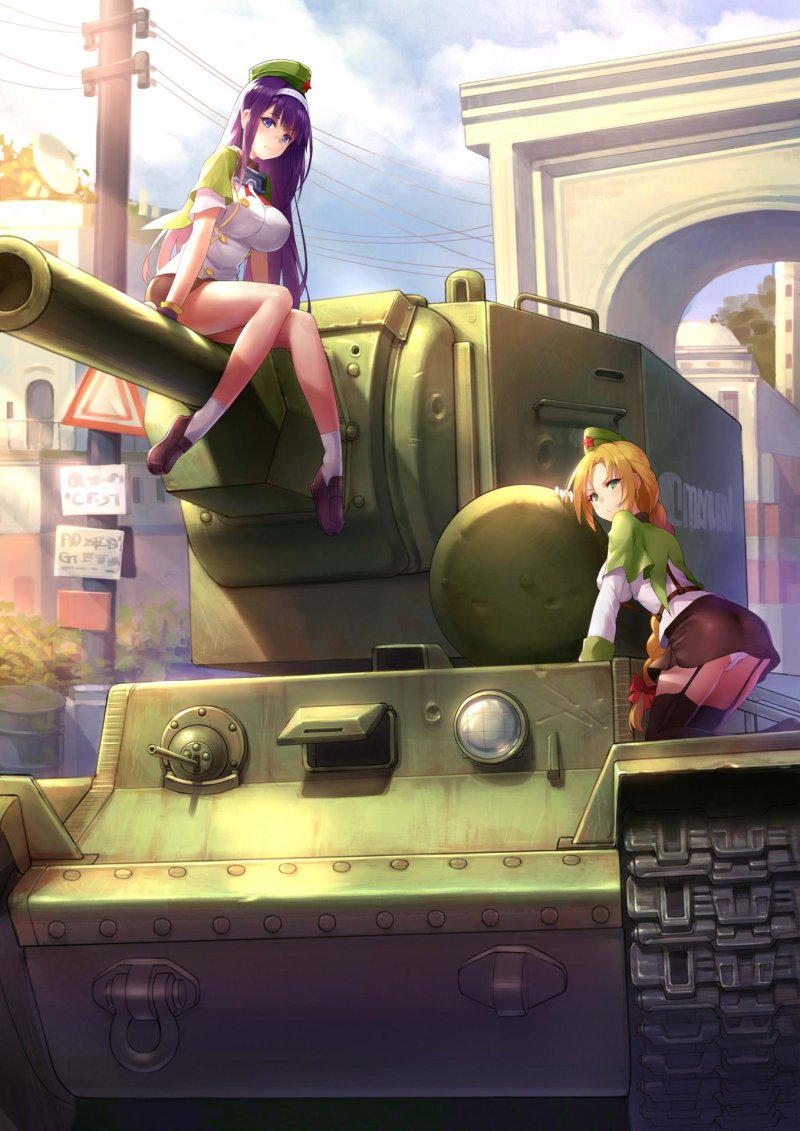 Girl in a tank