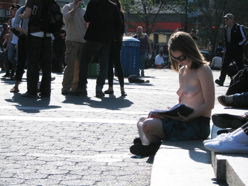Topless in new york