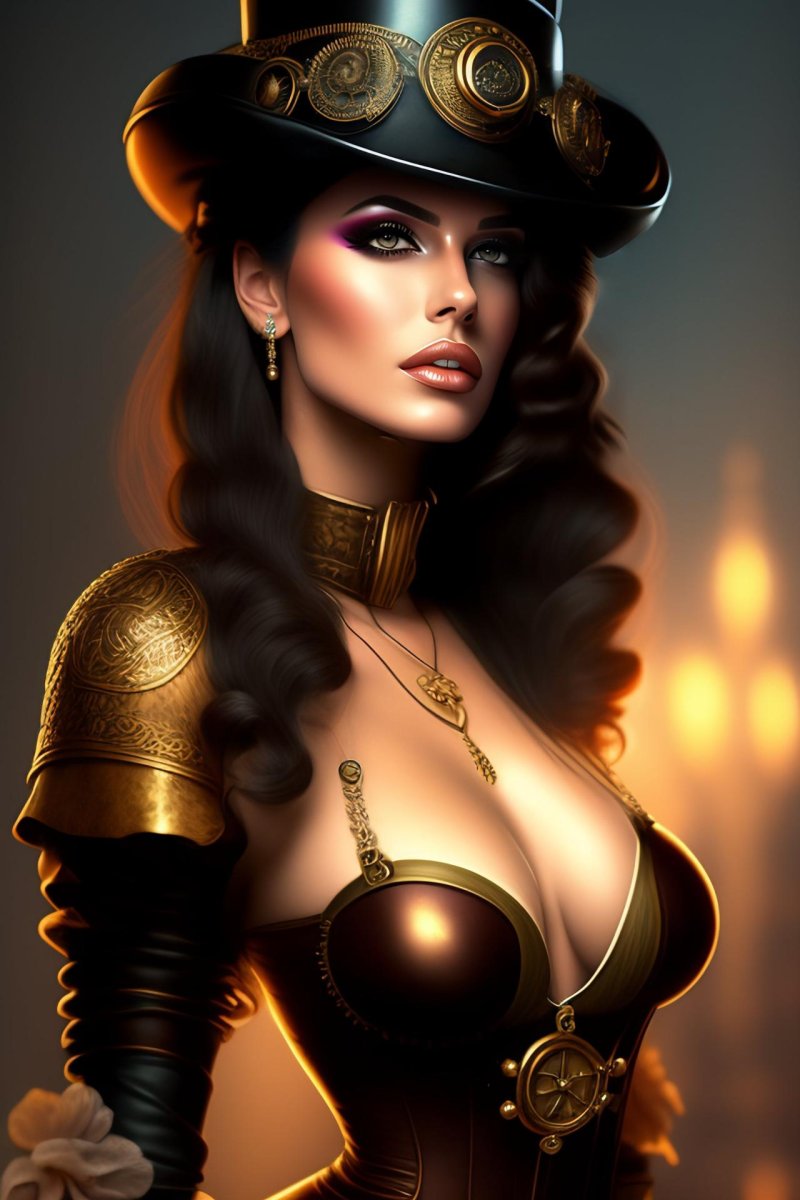 In the style of steampunk