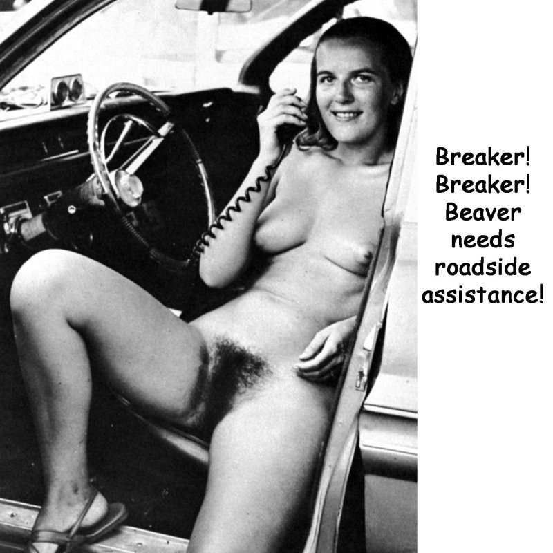 Retro porn in the car