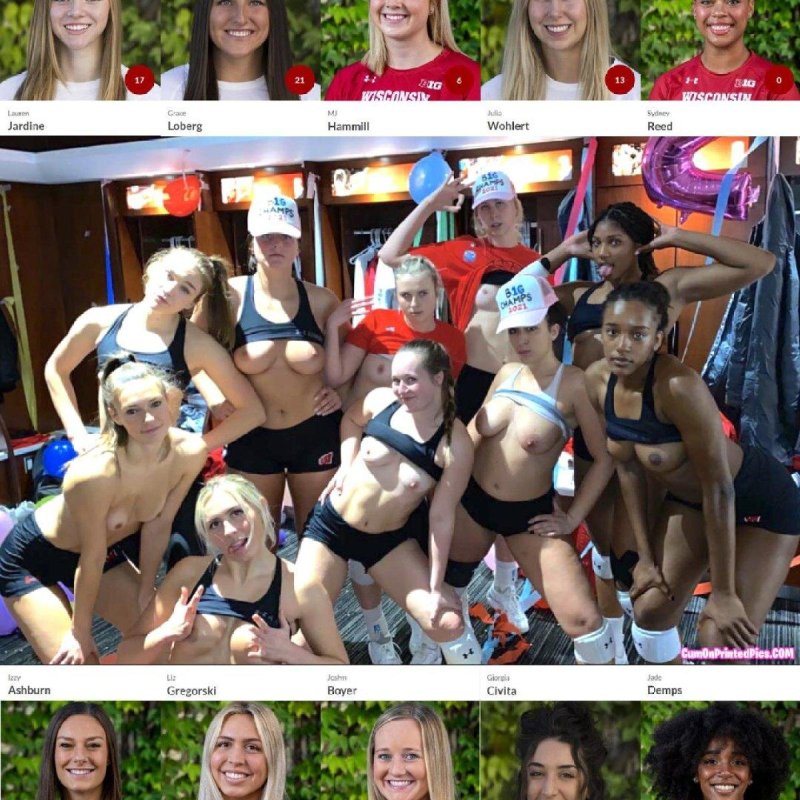 Wisconsin volleyball team leak