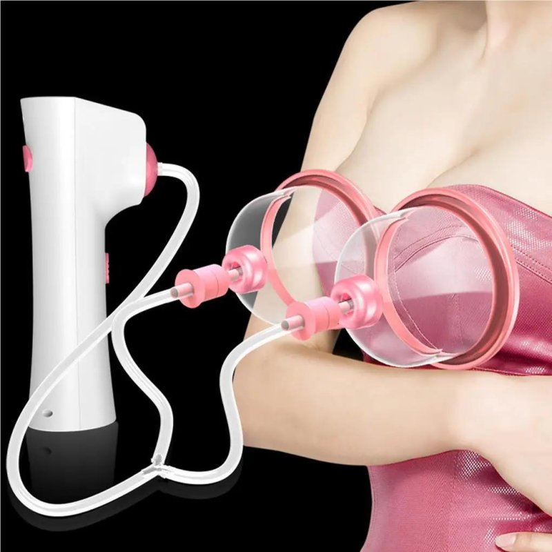 Vacuum massager for breast augmentation